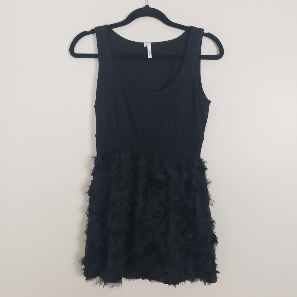 Studio Y tank dress with florets on skirt A7
